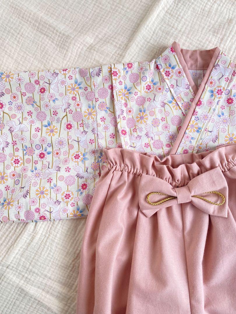 再販　即納　袴　キッズ袴　ひなまつり　初節句　節句　100 ハンドメイド　ベビー