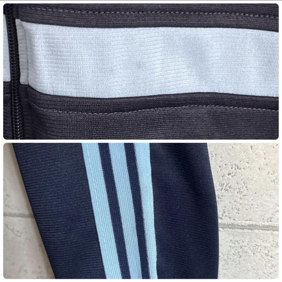 70s 80s adidas ネイビー トラックジャケット ユーゴスラビア製 70s ユーゴスラビア製 adidasアディダス トレフォイル ロゴ