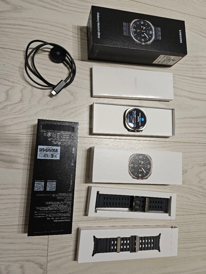 Galaxy Watch Ultra 2025目立った傷や汚れなし