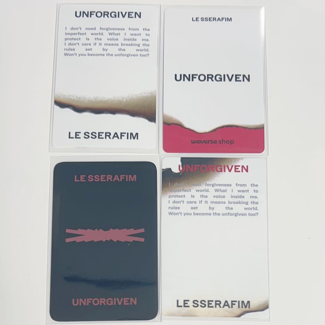 LE SSERAFIM ウンチェ unforgiven wevers トレカ - メルカリ
