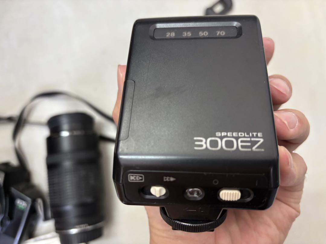 canonカメラ EOS630、望遠レンズ2点、ストロボ300EZ - メルカリ