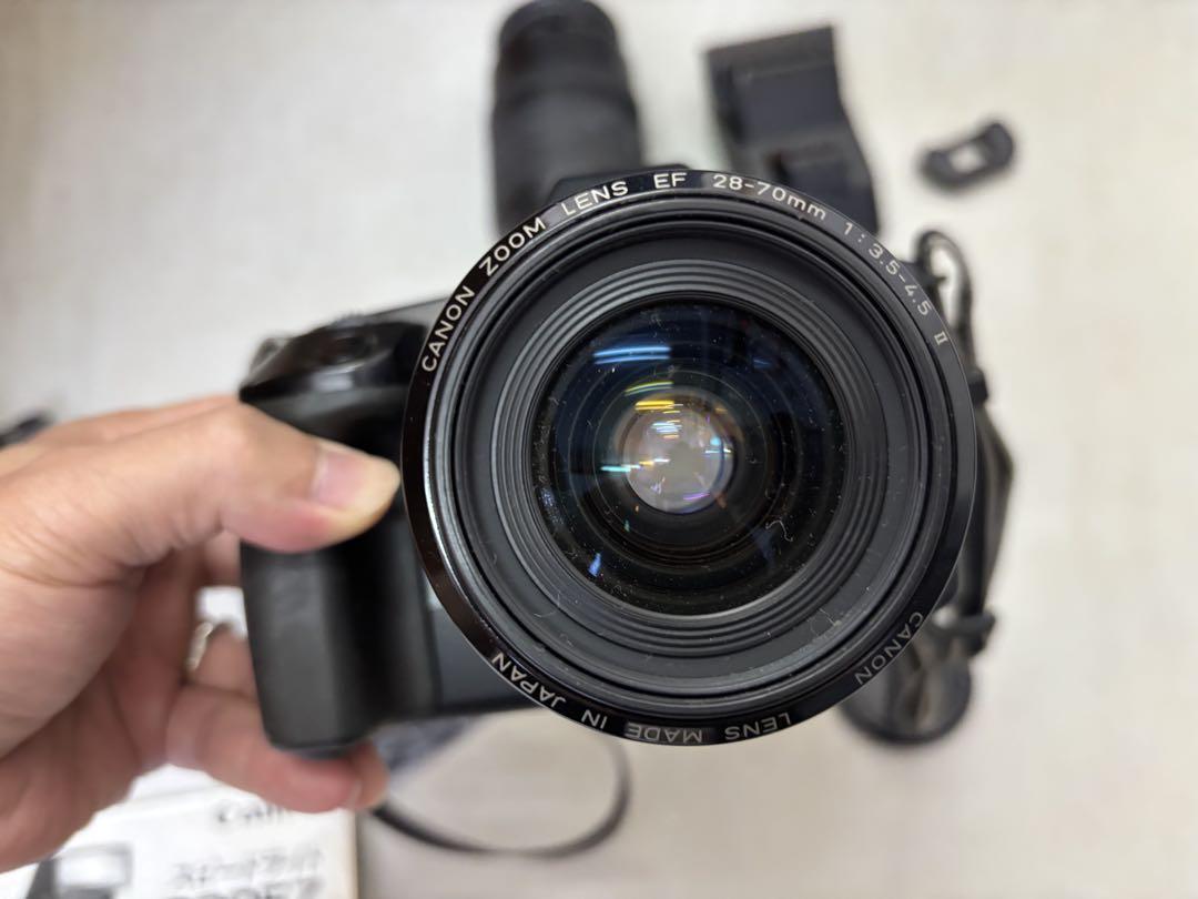 canonカメラ EOS630、望遠レンズ2点、ストロボ300EZ - メルカリ