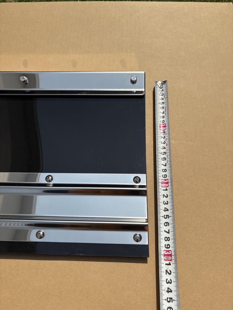 長タレ　1460×300 黒ゴム　ステンレス　軽トラック