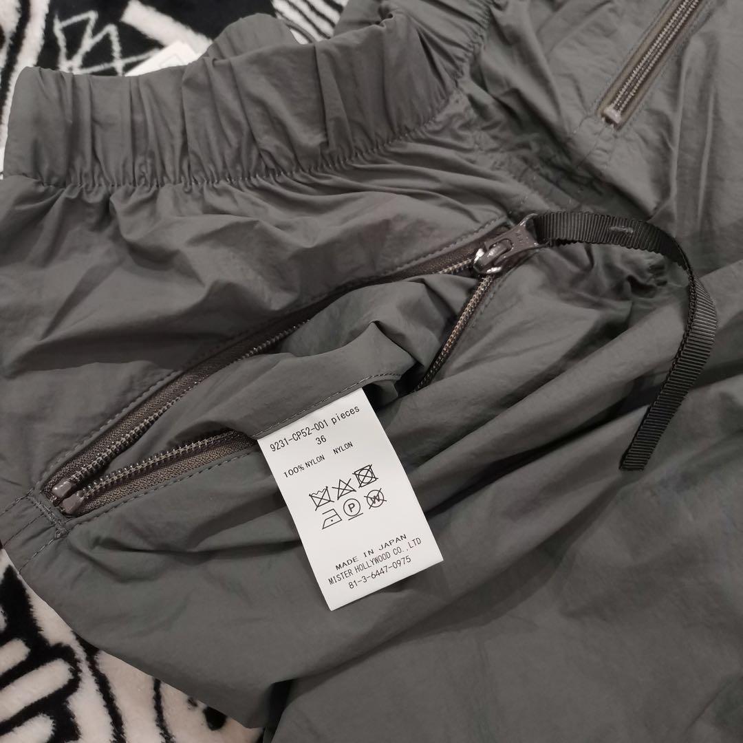 N.HOOLYWOOD ナイロン ショートパンツ ハーフパンツ グレー 36