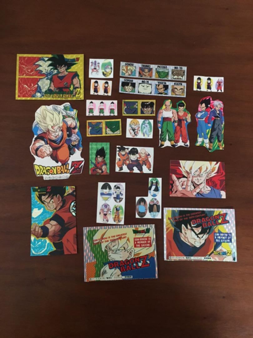 大昔のドラゴンボールZのシール ステッカーセット