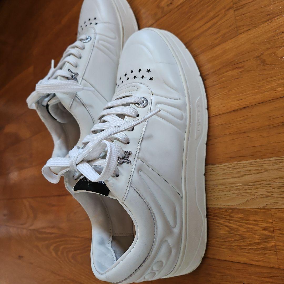 VIPセール! JIMMY CHOO スエード レースアップ スニーカー VIPセール / 顧客優待セール Jimmy Choo(ジミーチュウ) メンズ