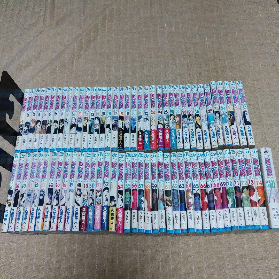 【漫画】ブリーチ　Bleach 1～74巻　全巻初版セット　久保帯人