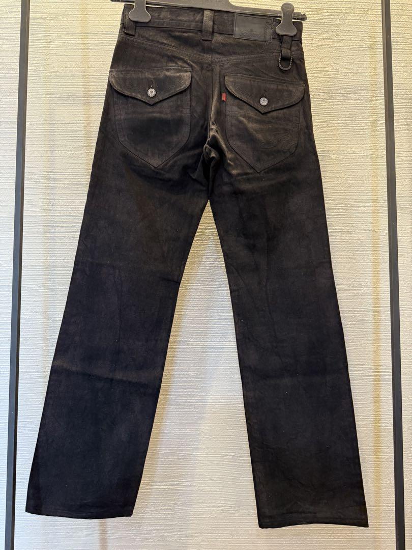 パンツ 00s roen coated denim japanese label