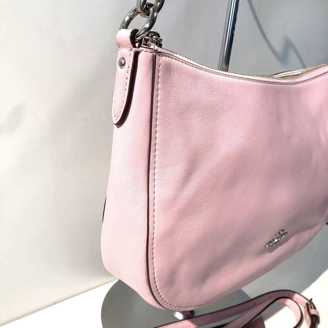 s1578 COACH ショルダーバッグ ピンク レザー コーチ s1578 COACH ショルダーバッグ ピンク レザー コーチ - メルカリ