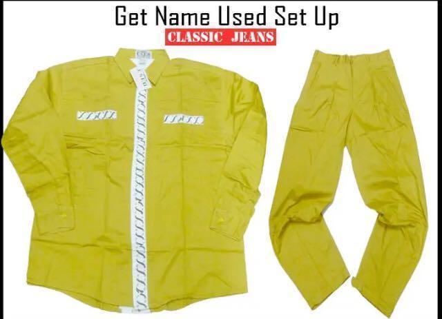 新品 GET USED CLASSIC 90代 上下HIPHOPセットアップ M