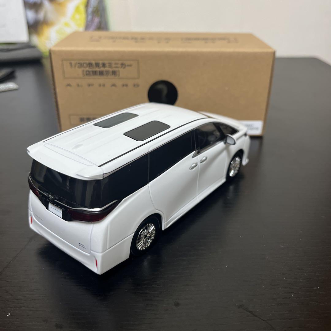 半額満載！スーパーSALE グランドセール！ 40系アルファード 色見本 プラチナパールホワイトマイカ 089 ミニカー