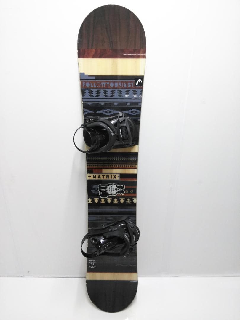 ヘッド HEAD MATRIX 151 メンズ スノーボードセット ビンLサイズ