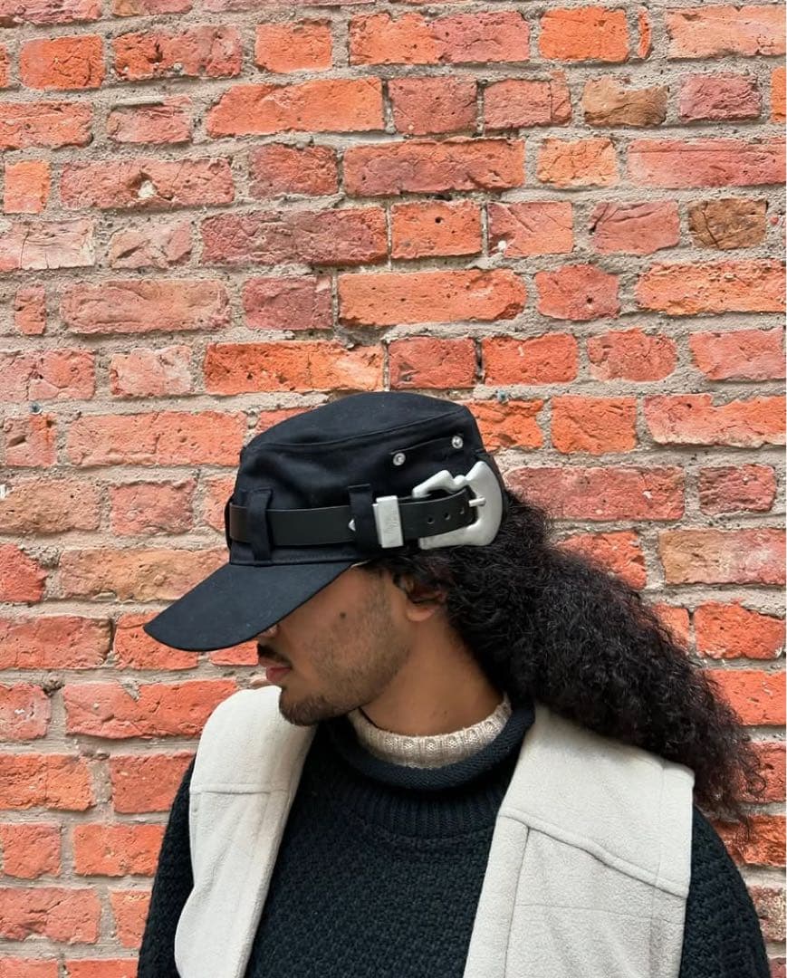 帽子 precious choices belt cap CHERBS PATTERN CAP(ONESIZE BLACK): キャップ｜帽子通販｜CA4LA