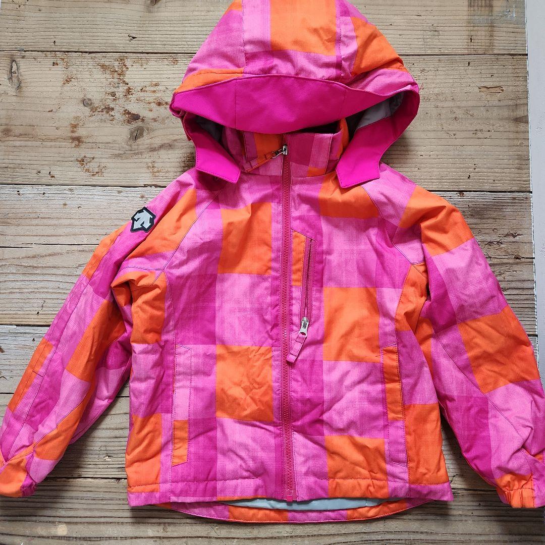 DESCENTE　子ども用スキーウェア 120㎝ ピンク