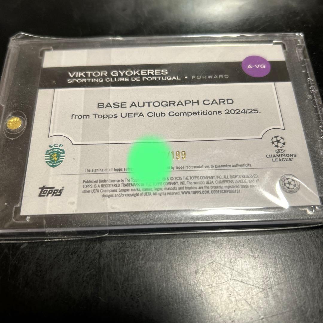 Gyokeres 直筆サインカード