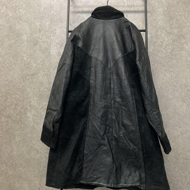 高品質国産 フランス製 スエード レザージャケット コート hnb7z-m36997542009 ユーロ古着 ヴィンテージ 安い在庫