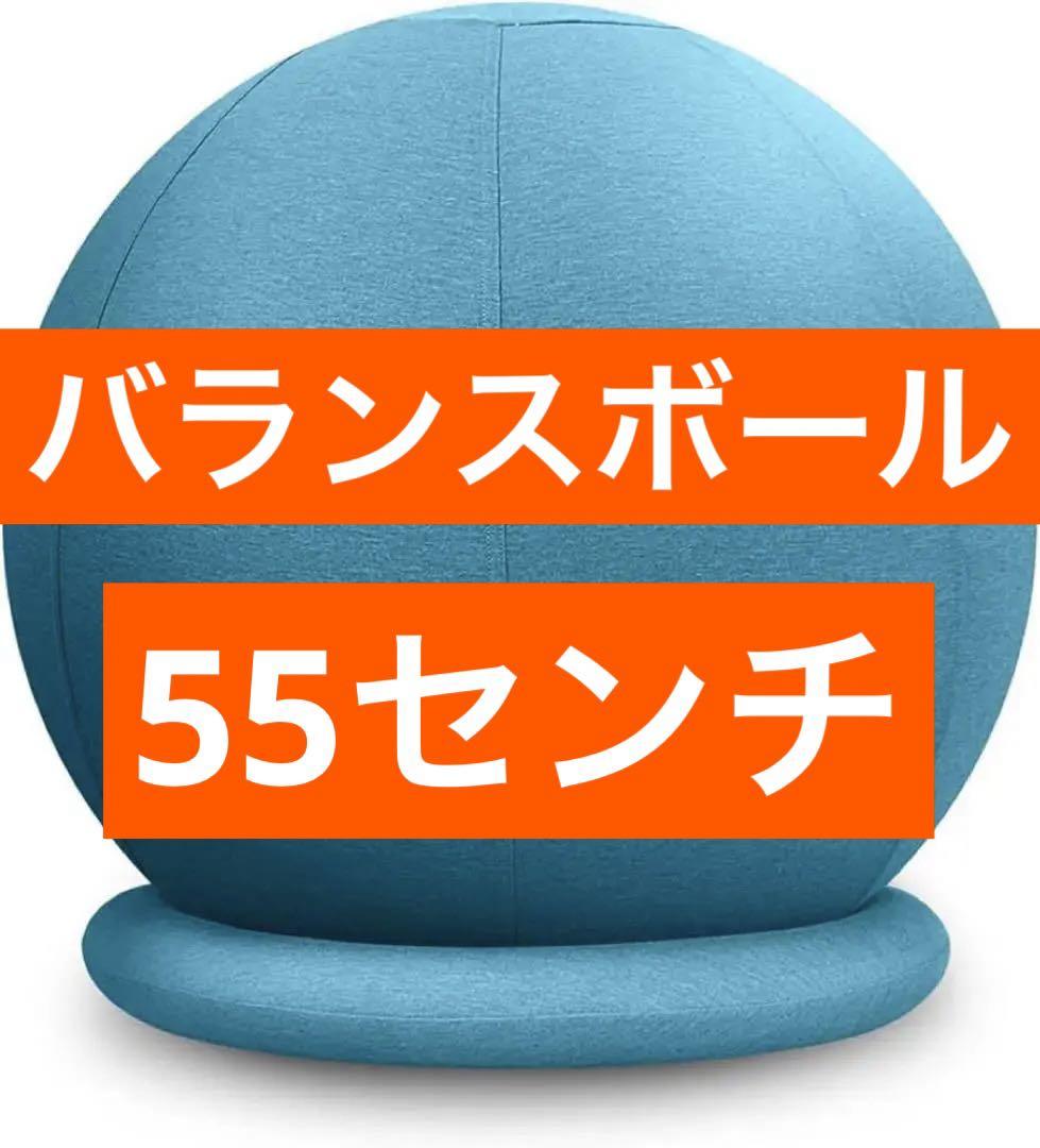 Enovi バランスボール ボールチェアエクササイズ ヨガボールチェア 55cm