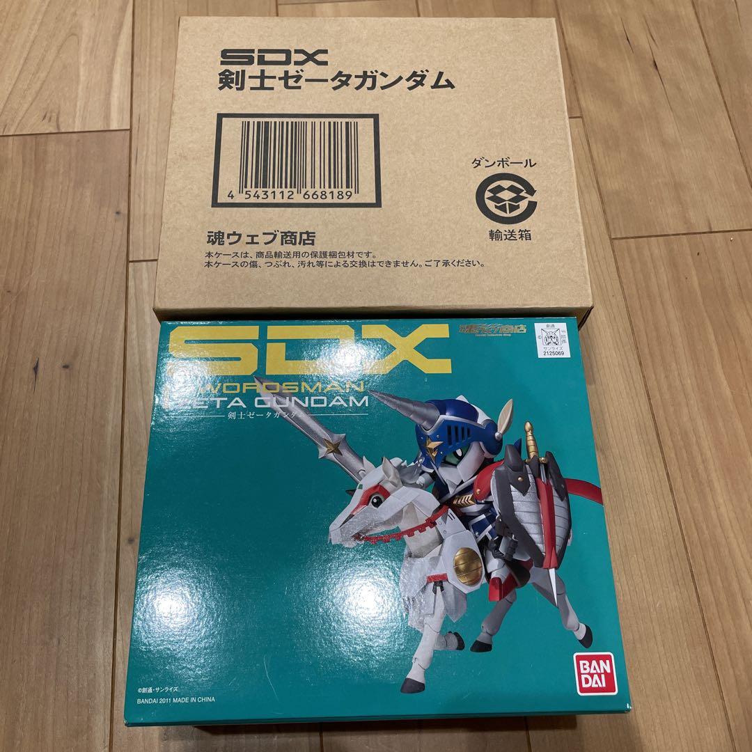 SDX 剣士ゼータガンダム 未開封 輸送箱付き