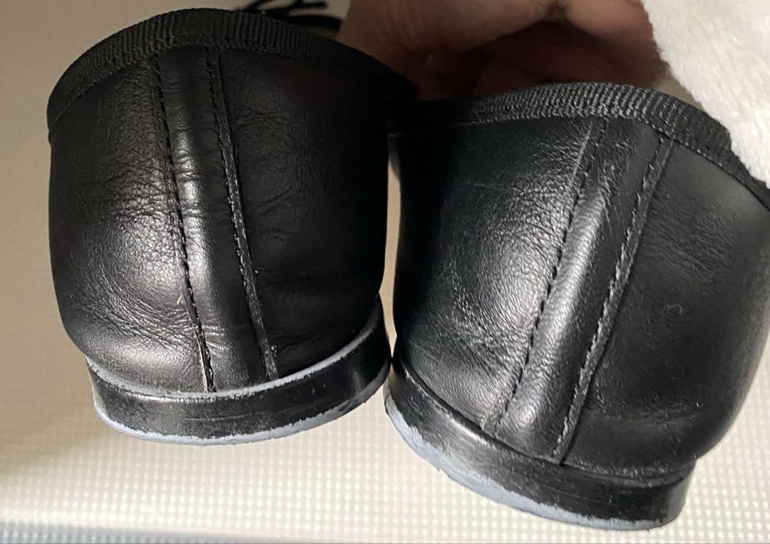 レペットフラットシューズ　牛革