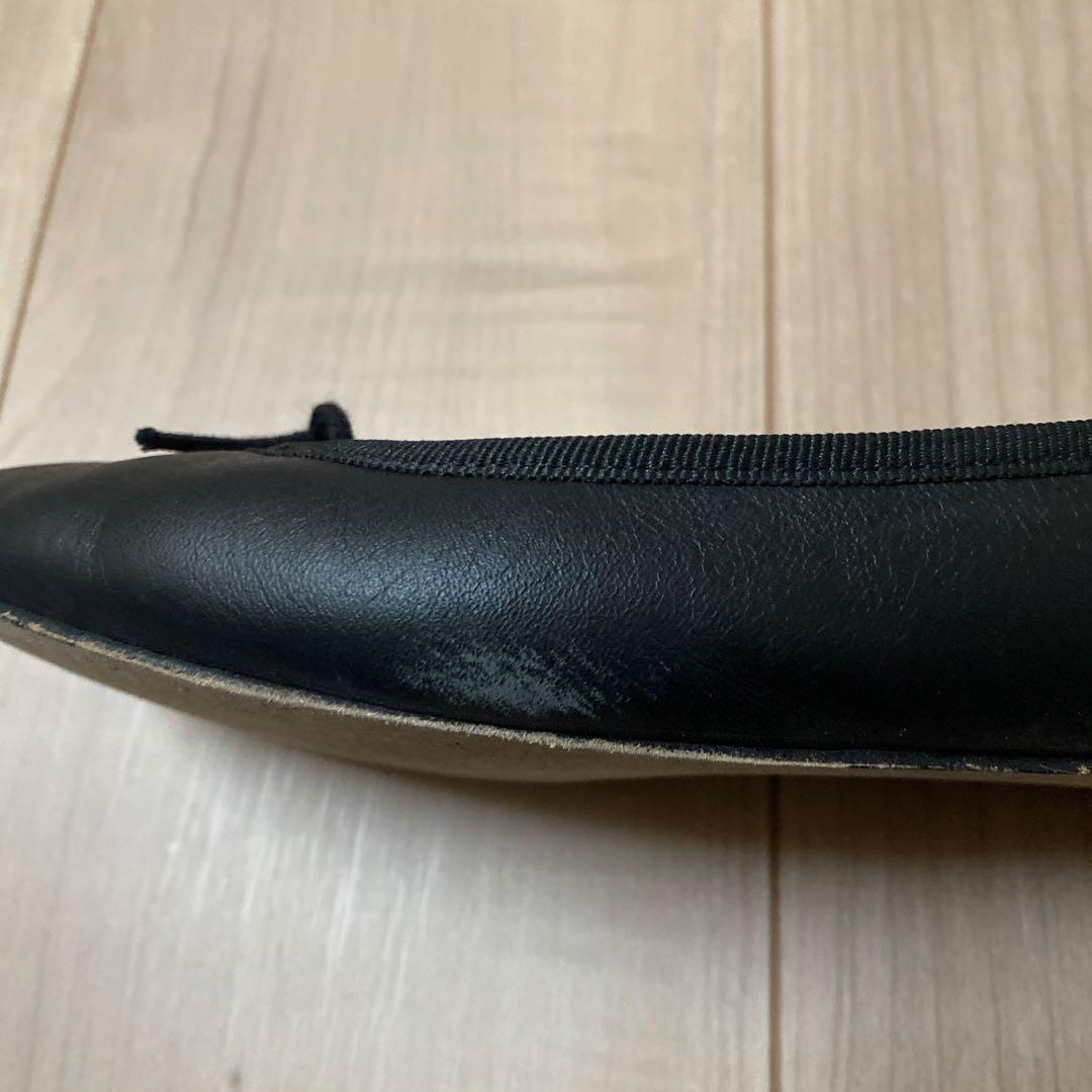 レペットフラットシューズ　牛革