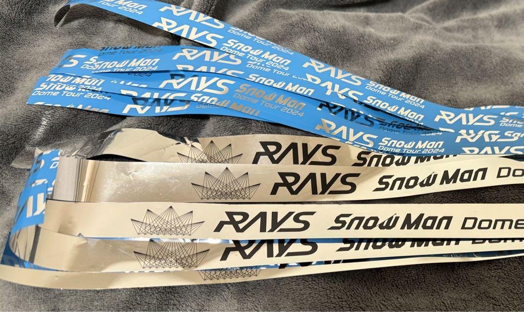 RAYS SnowMan Dome Tour 2024 銀テープ5本 - メルカリ