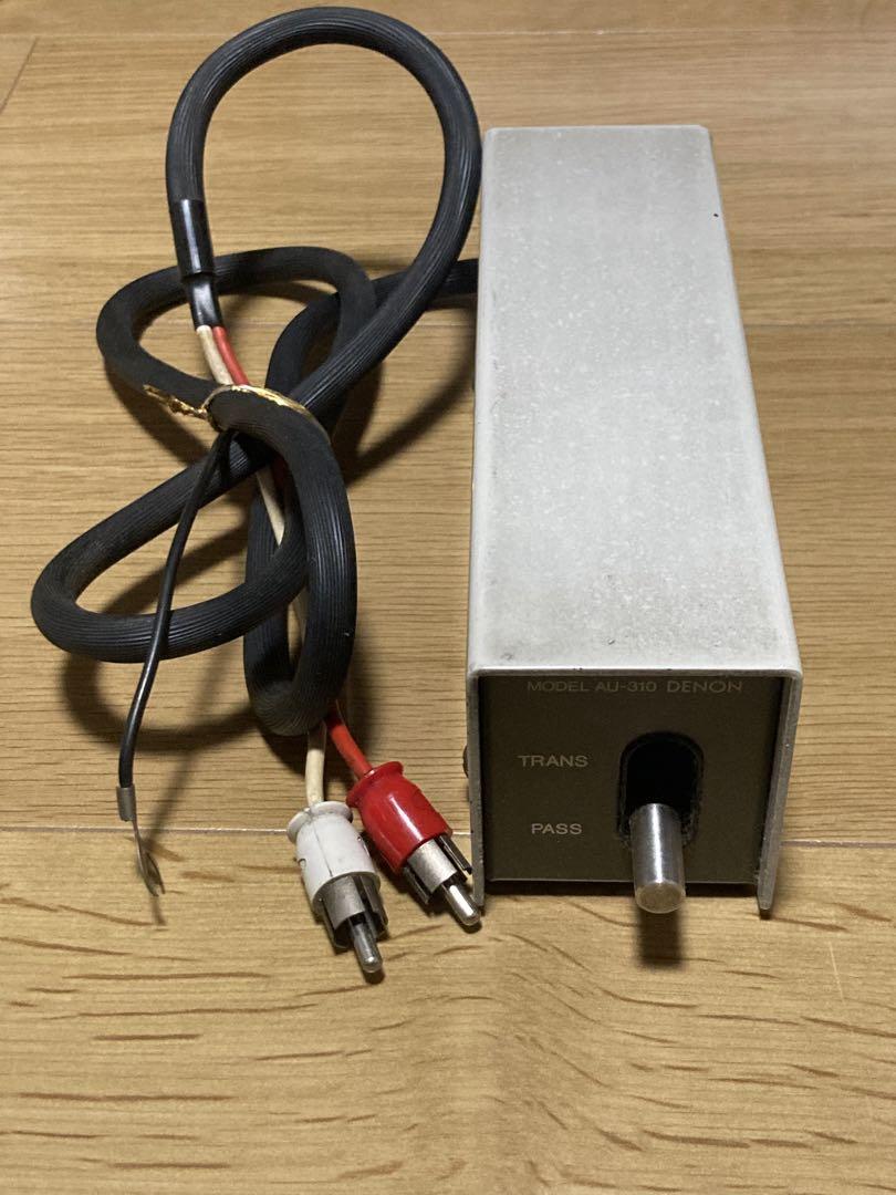 DENON MCカートリッジ昇圧トランス AU-3１０【送料込】 Yahoo!オークション -「denon au-310」の落札相場・落札価格