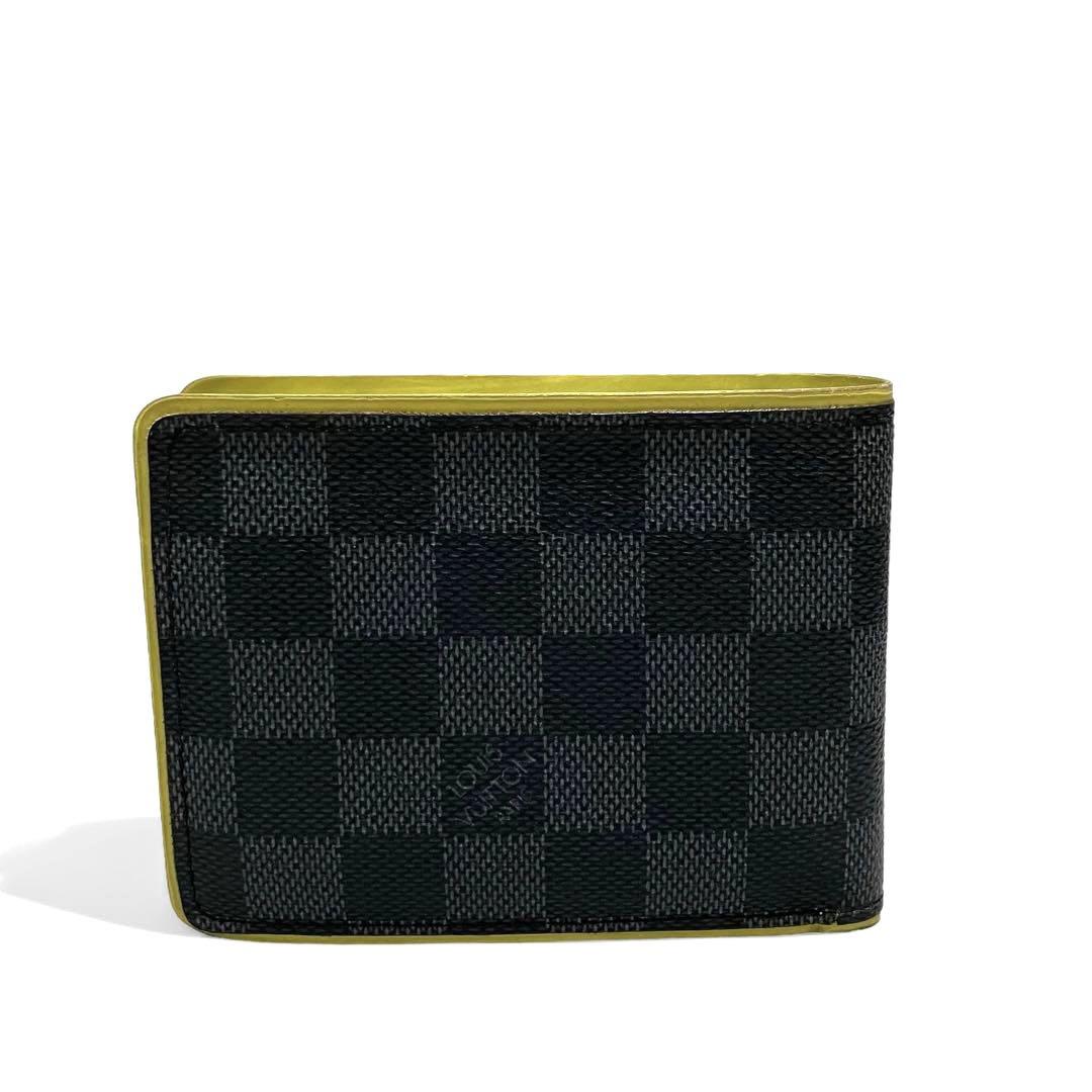 美品‼️希少 LOUIS VUITTON ルイヴィトン 二つ折り財布 ダミエ