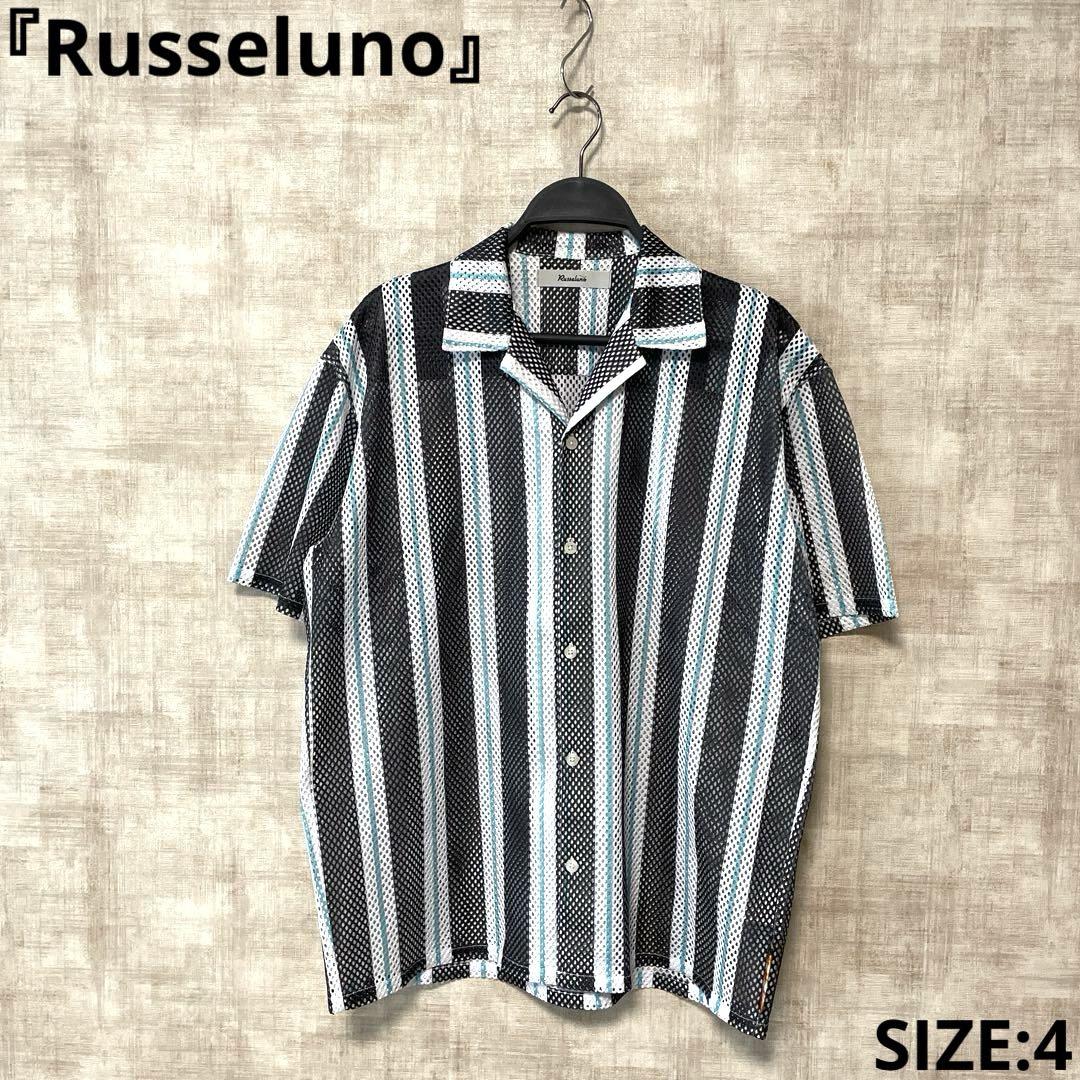未使用品 メンズ ラッセルノ RUSSELUNO 半袖シャツ 4(M