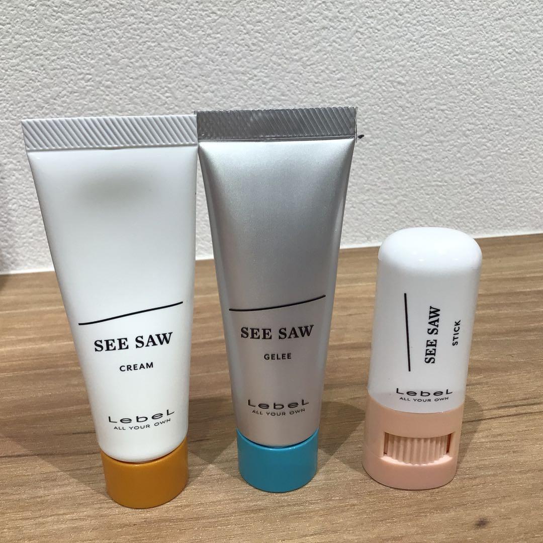 Lebel SEE SAW スタイリング剤 3点セット - メルカリ
