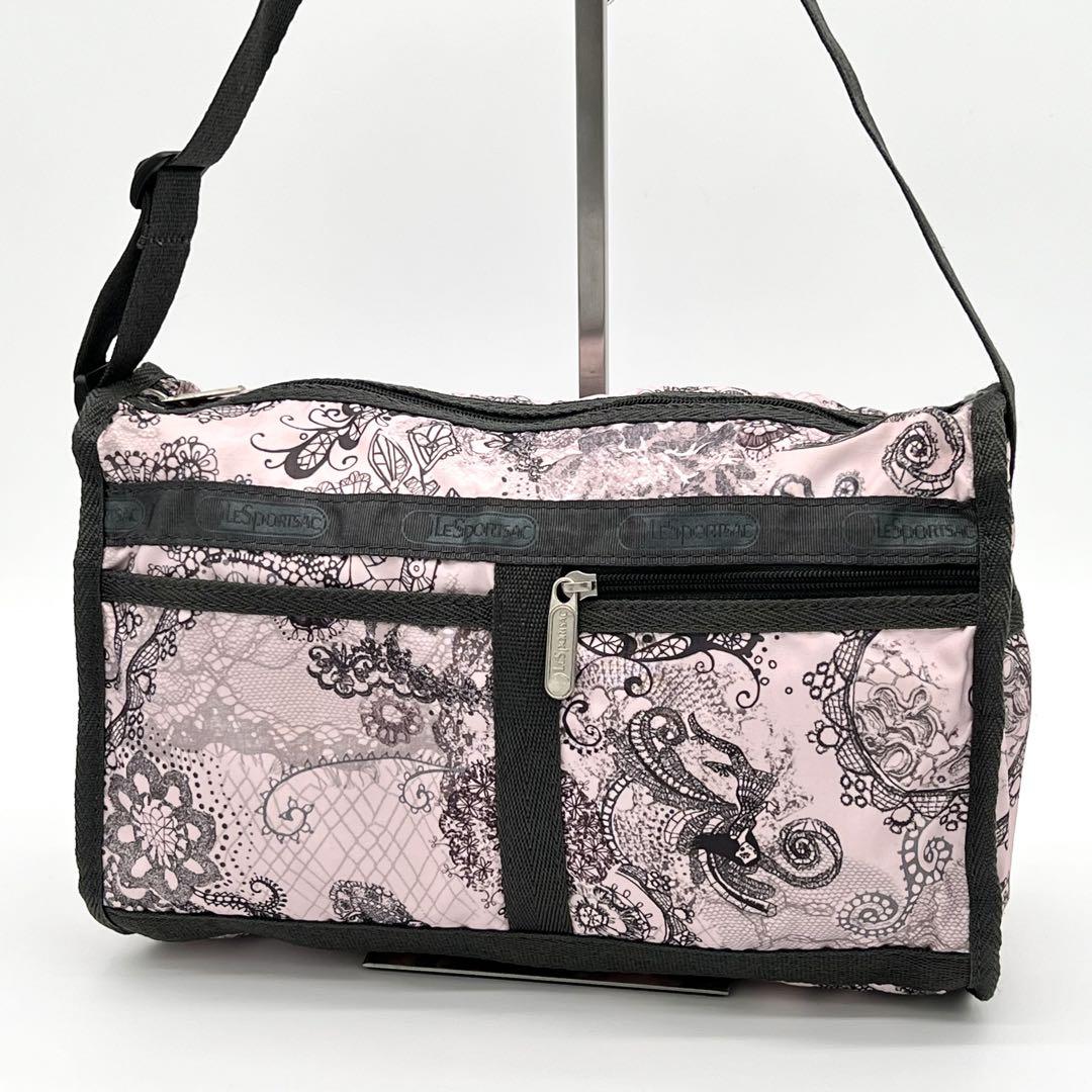 【美品】LeSportsac ポシェット ショルダーバッグ ナイロン 妖精