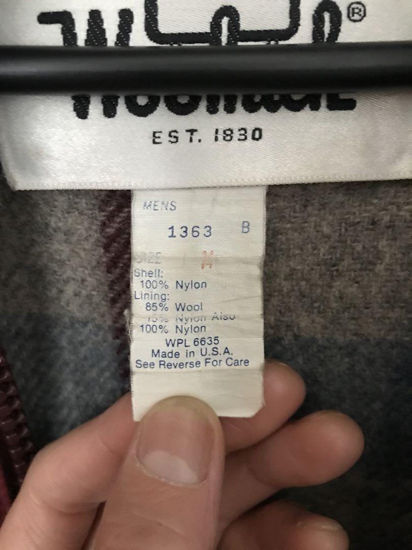 Wool rich 希少USA製　Men'sマウンテンパーカ ビンテージ