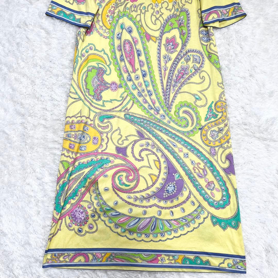 レオナールワンピース総柄