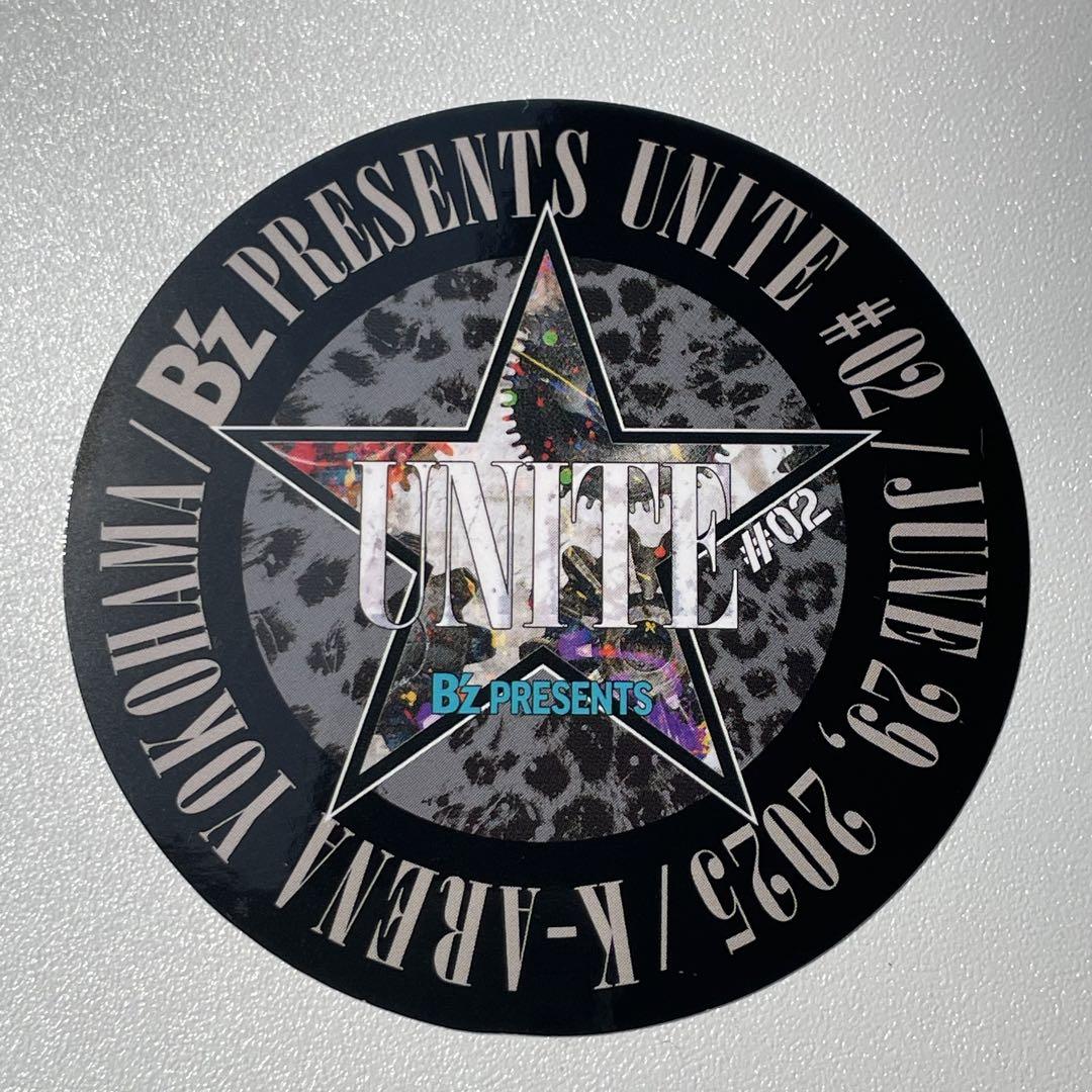 B'z UNITE 2 6/29 会場限定 購入特典 ステッカー ワンオク ①