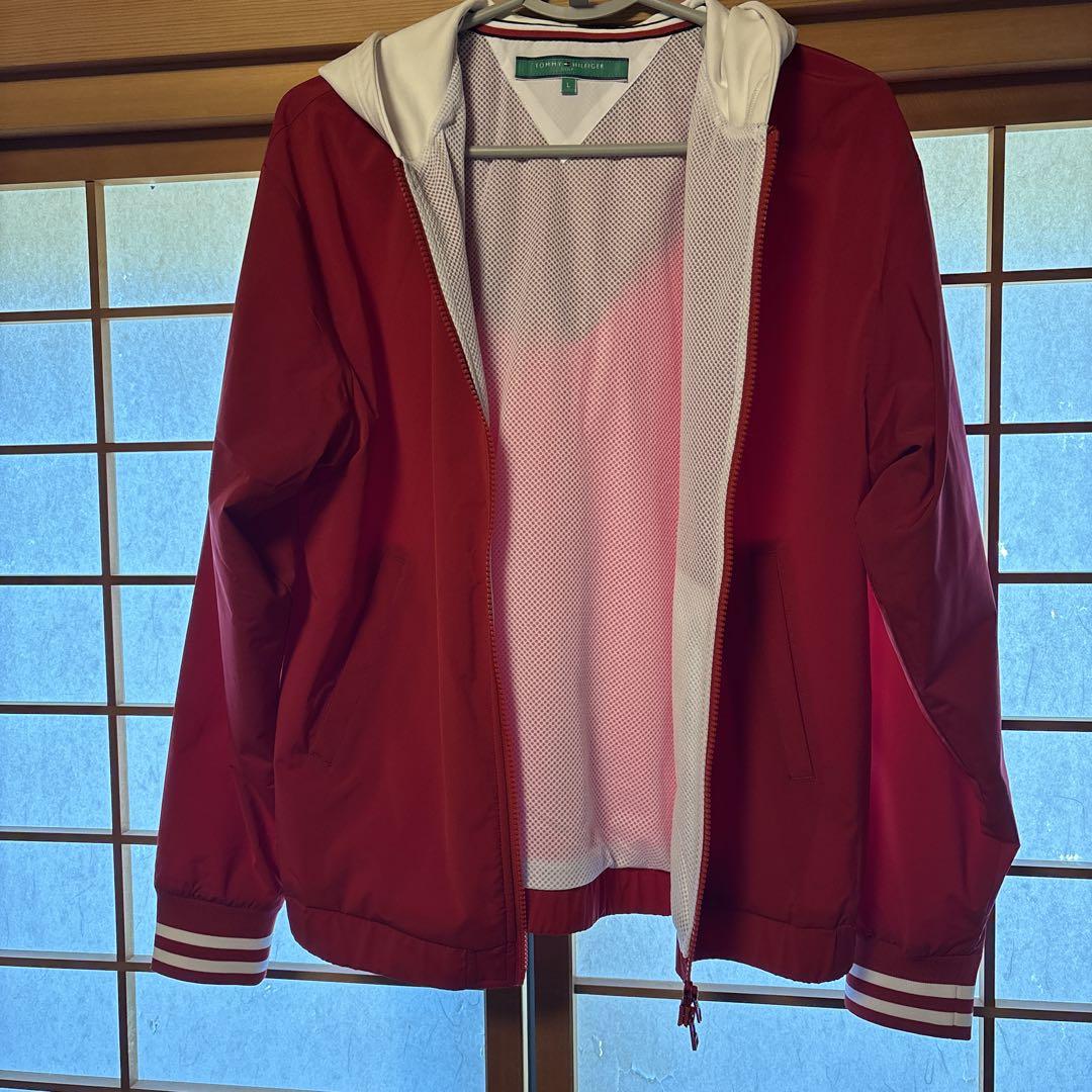 TOMMY HILFIGER ゴルフ レディースジャケット L レッド
