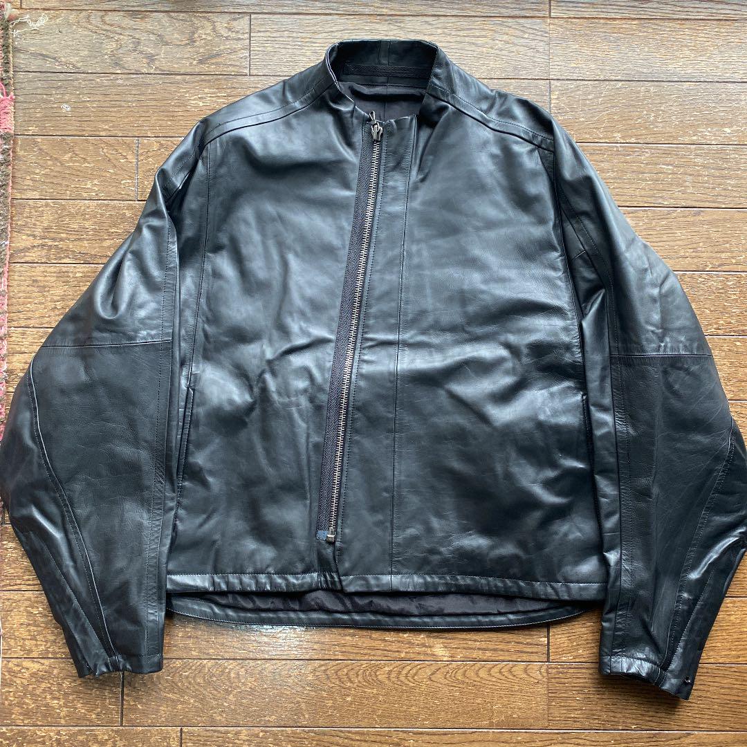 期間限定キャンペーン カーフスキンライダースジャケット 19ss JULIUS 【あす楽対応】 MA ヌバック カーフレザー ライダースジャケット Julius レザージャケット