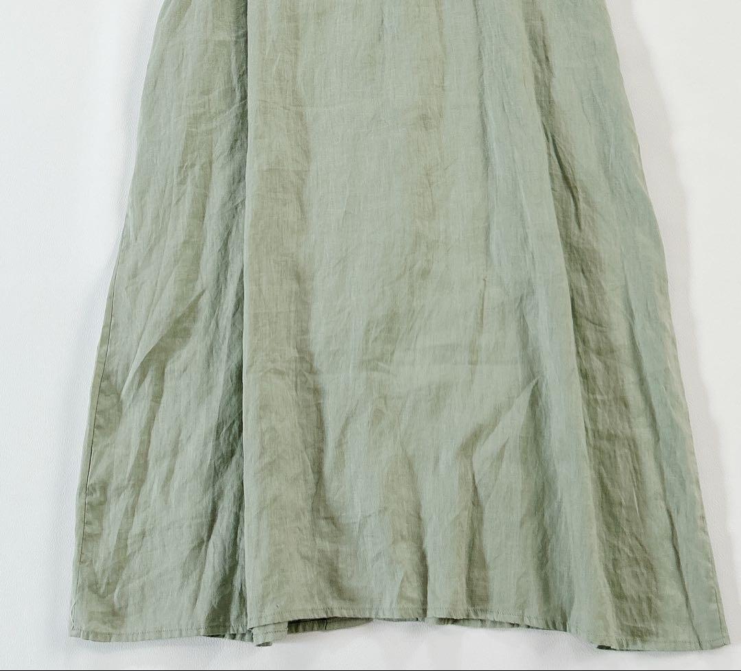 未使用品♡fig London リネン シャツロングワンピース ゆったりめ