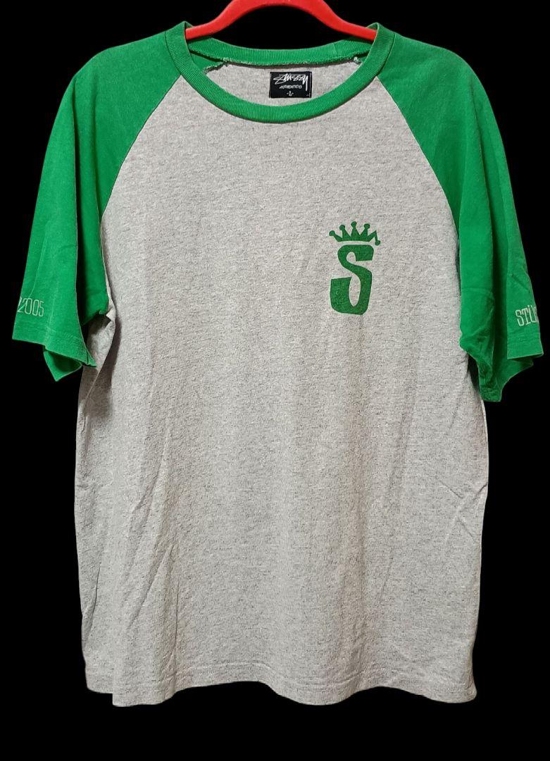 STUSSY Tシャツ Lサイズ ラグラン 00s - メルカリ