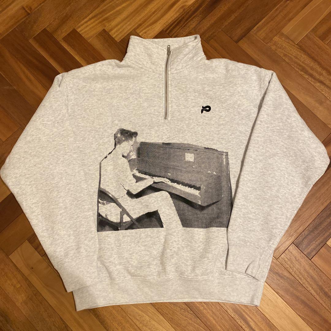 peate ハーフジップ スウェット