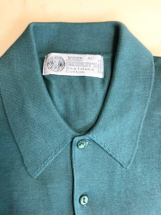 有名人芸能人 John イングランド製 美品 グリーン Isis ポロシャツ Smedley ポロシャツ Guardiapropiedades Com