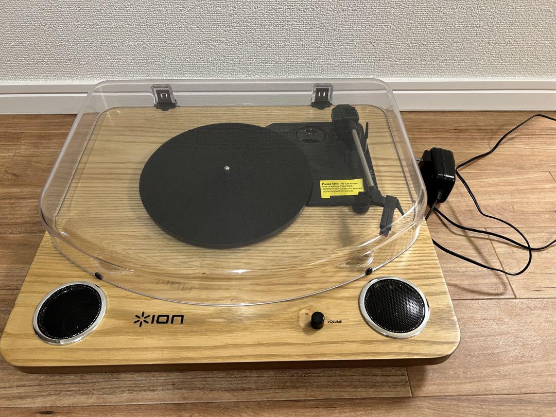 ION レコードプレーヤー 木製
