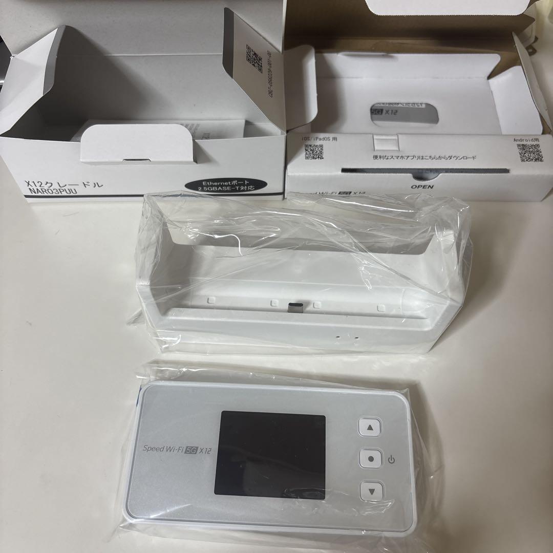 Speed Wi-Fi 5G*12ホワイト美品