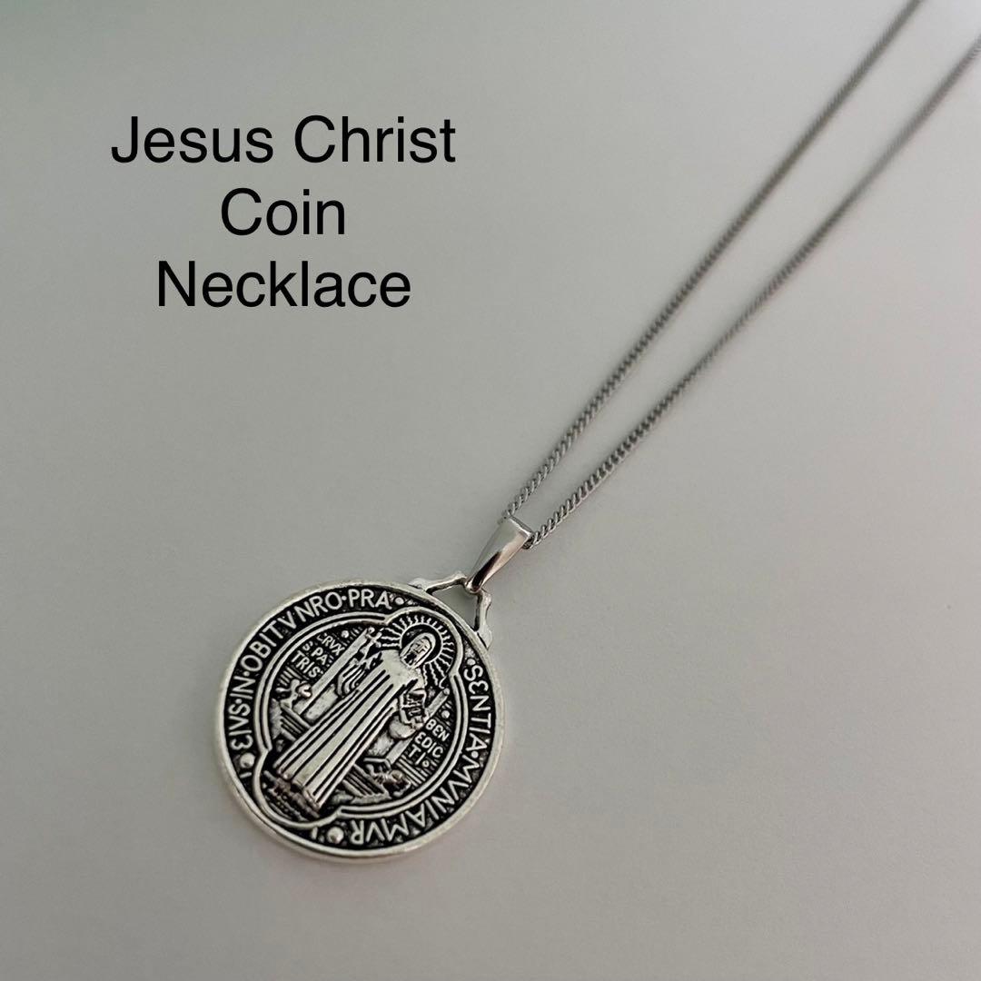 キリストコインネックレス マリアネックレス シルバー ゴールド 男女兼用 高品質 Q2ba3cpjth Www Laurenstoney Co Uk