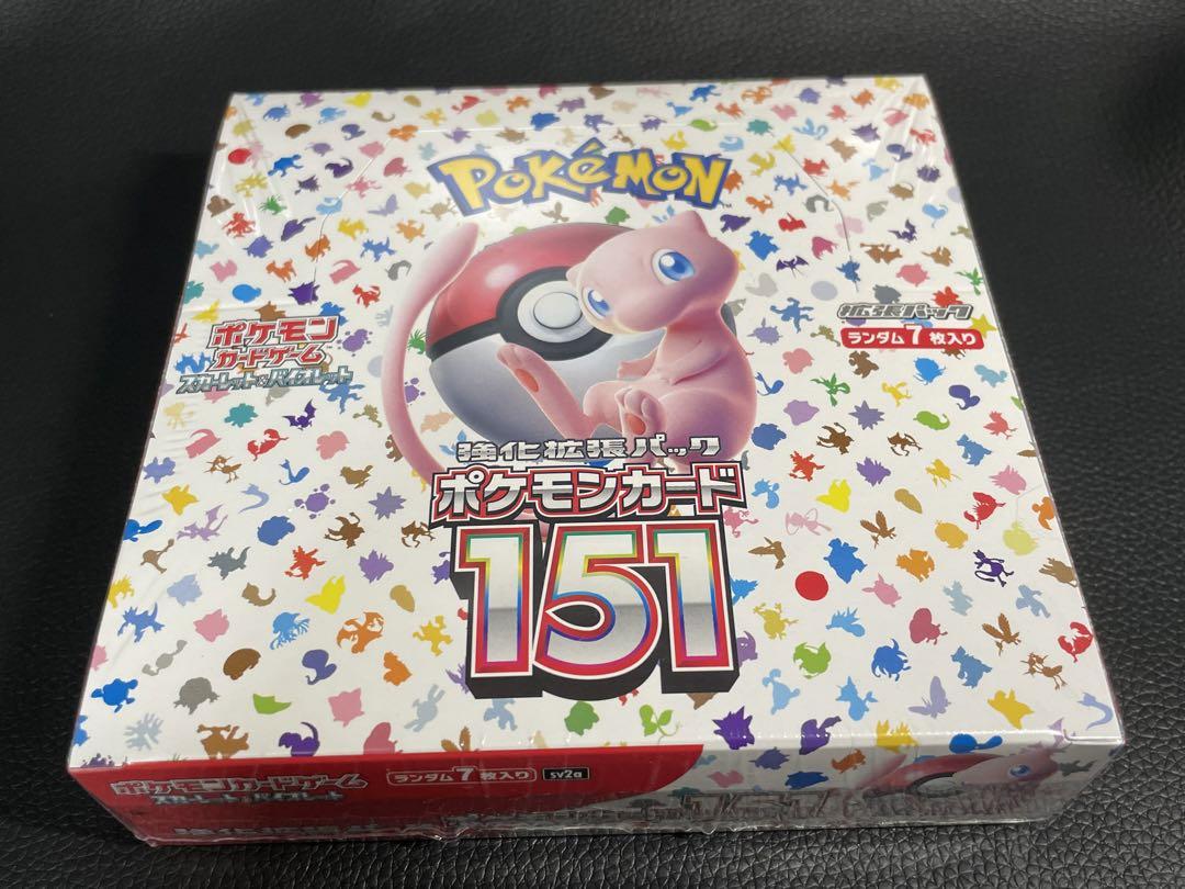 消費税無し ポケモンカード151 BOX 訳あり シュリンク付き 未開封 ...