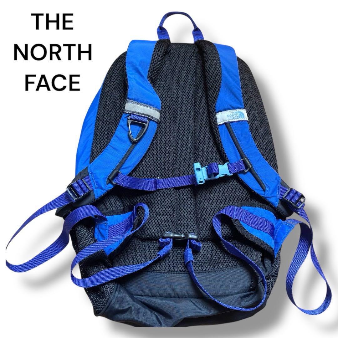 THE NORTH FACE ROUNDY リュック 青　ザノースフェイス　子供