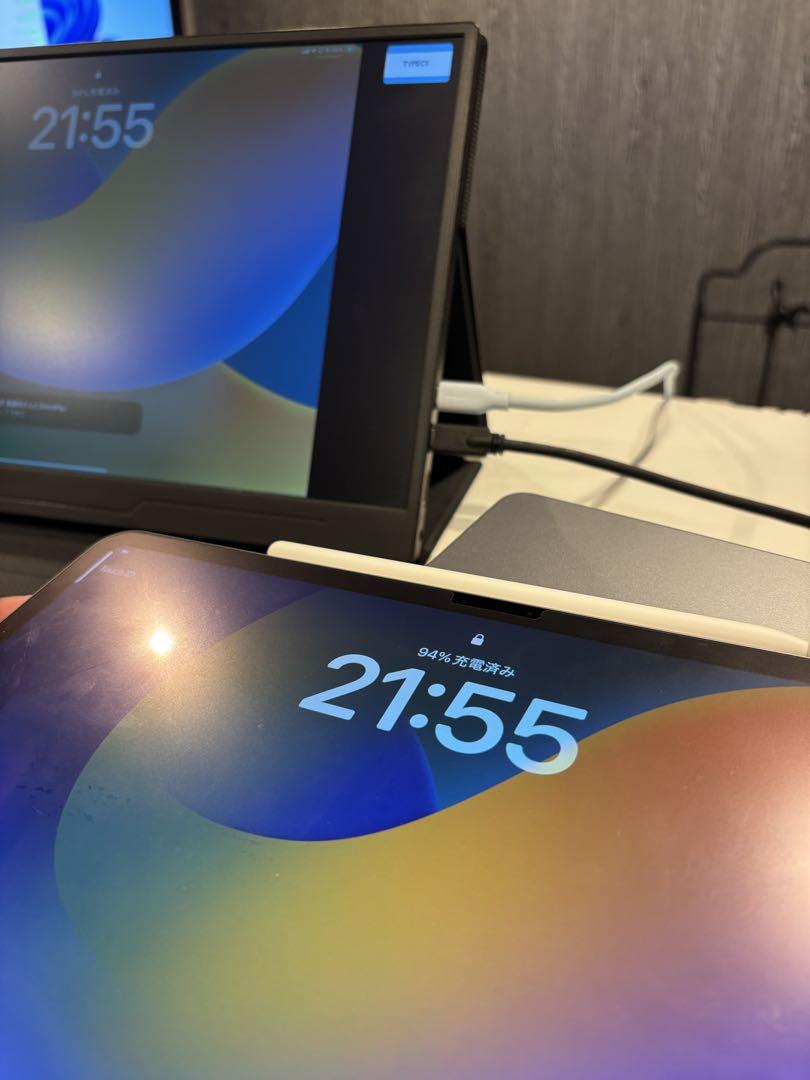 状態良し モバイルモニター フルHD 軽量・薄型 メーカーevic