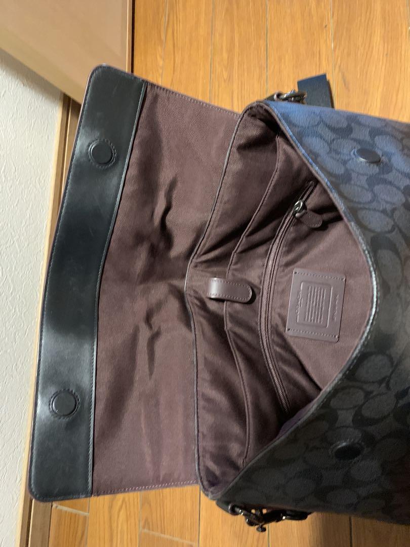 コーチ ビジネスバッグ ブラック　coach サリバンポートフォリオブリーフ