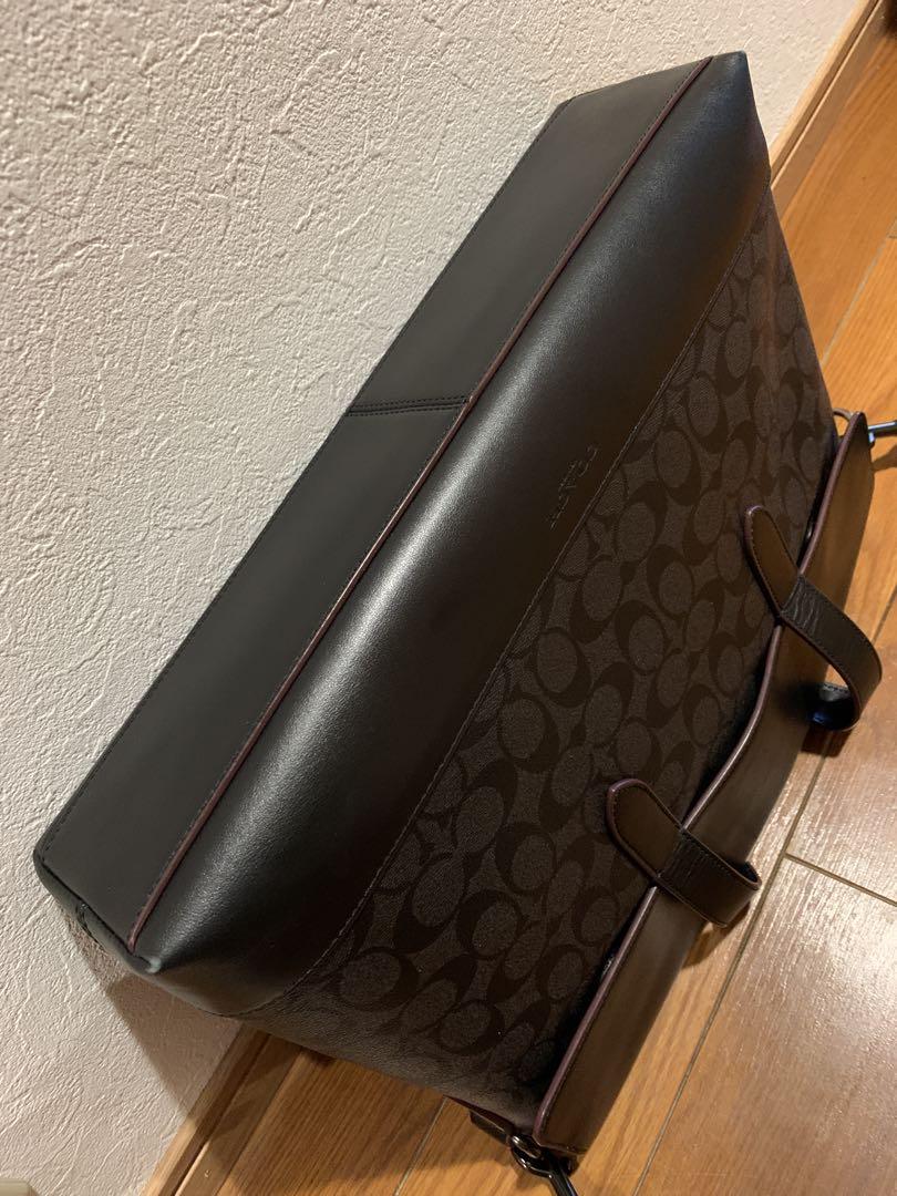 コーチ ビジネスバッグ ブラック　coach サリバンポートフォリオブリーフ