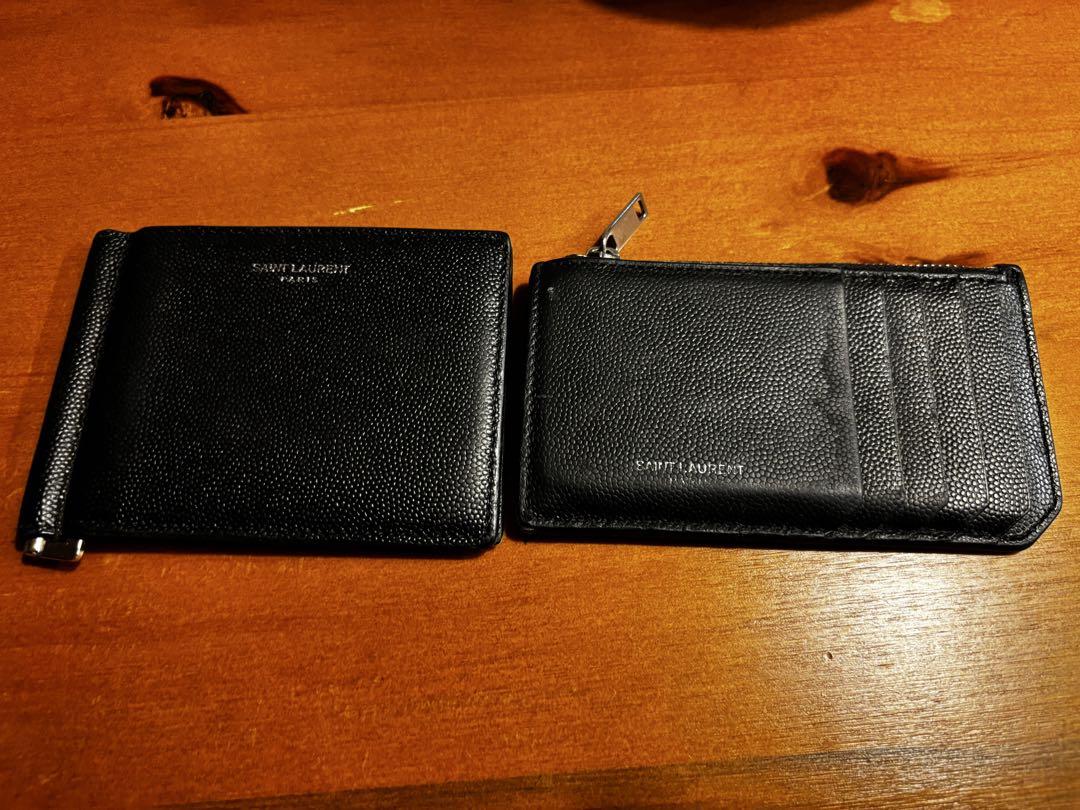 SAINT LAURENT ブラックコインケース Saint Laurent コインケース 男性 皮革 黒 | B-Exit – B-Exit