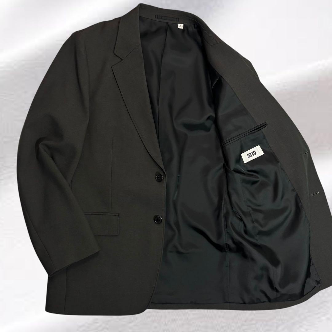 【極美品】UNIQLO U ユニクロ レギュラーフィット セットアップスーツ M