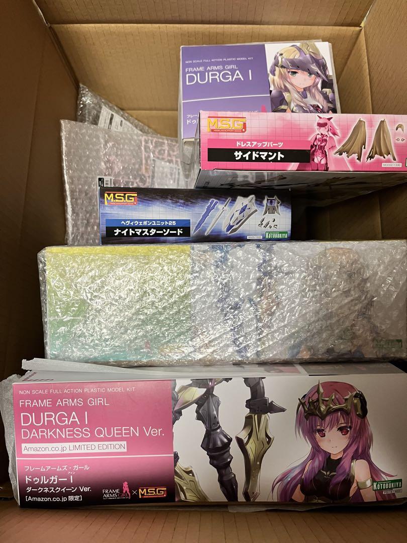 未組立特典付きフレームアームズガール ドゥルガー系他まとめ5点セット ダークネス